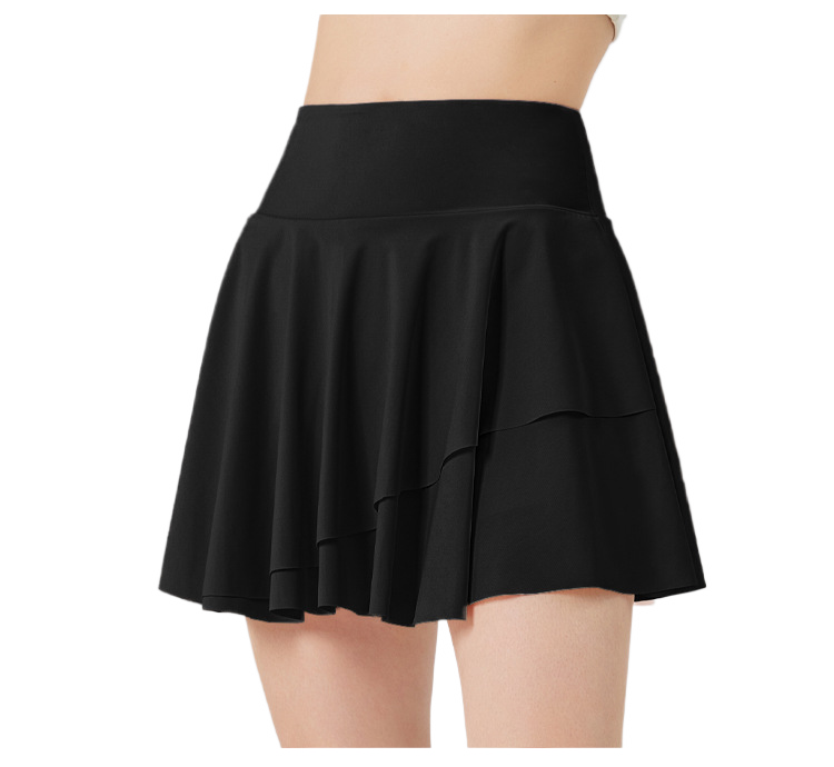 Mist Azur Tennis Skirts Golf Skirts for Women with Pockets Flowy Athletic Pleated High Waisted Skirt with Shorts Underneath