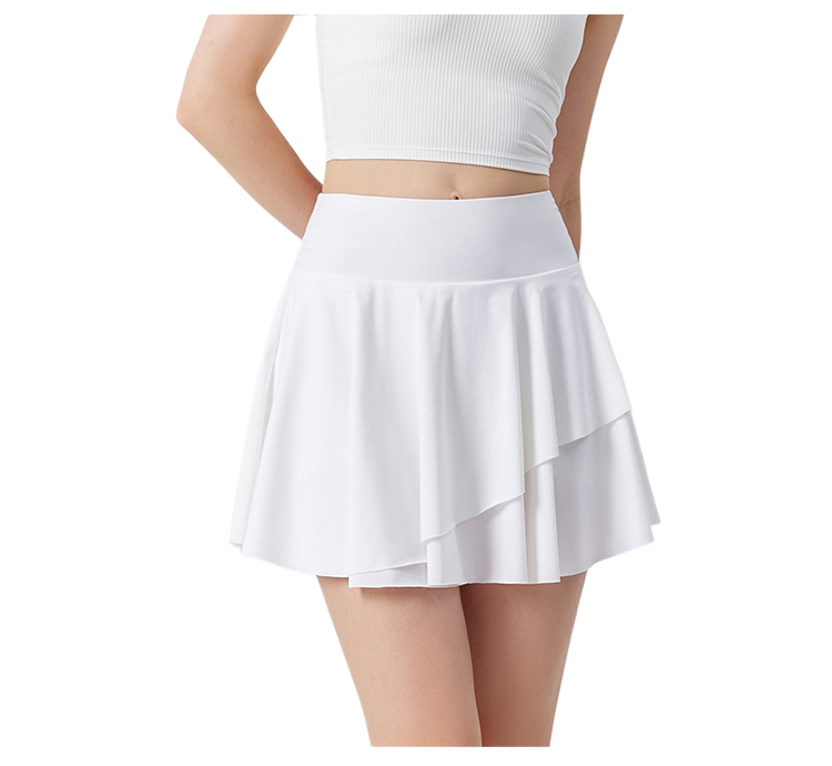 Mist Azur Tennis Skirts Golf Skirts for Women with Pockets Flowy Athletic Pleated High Waisted Skirt with Shorts Underneath