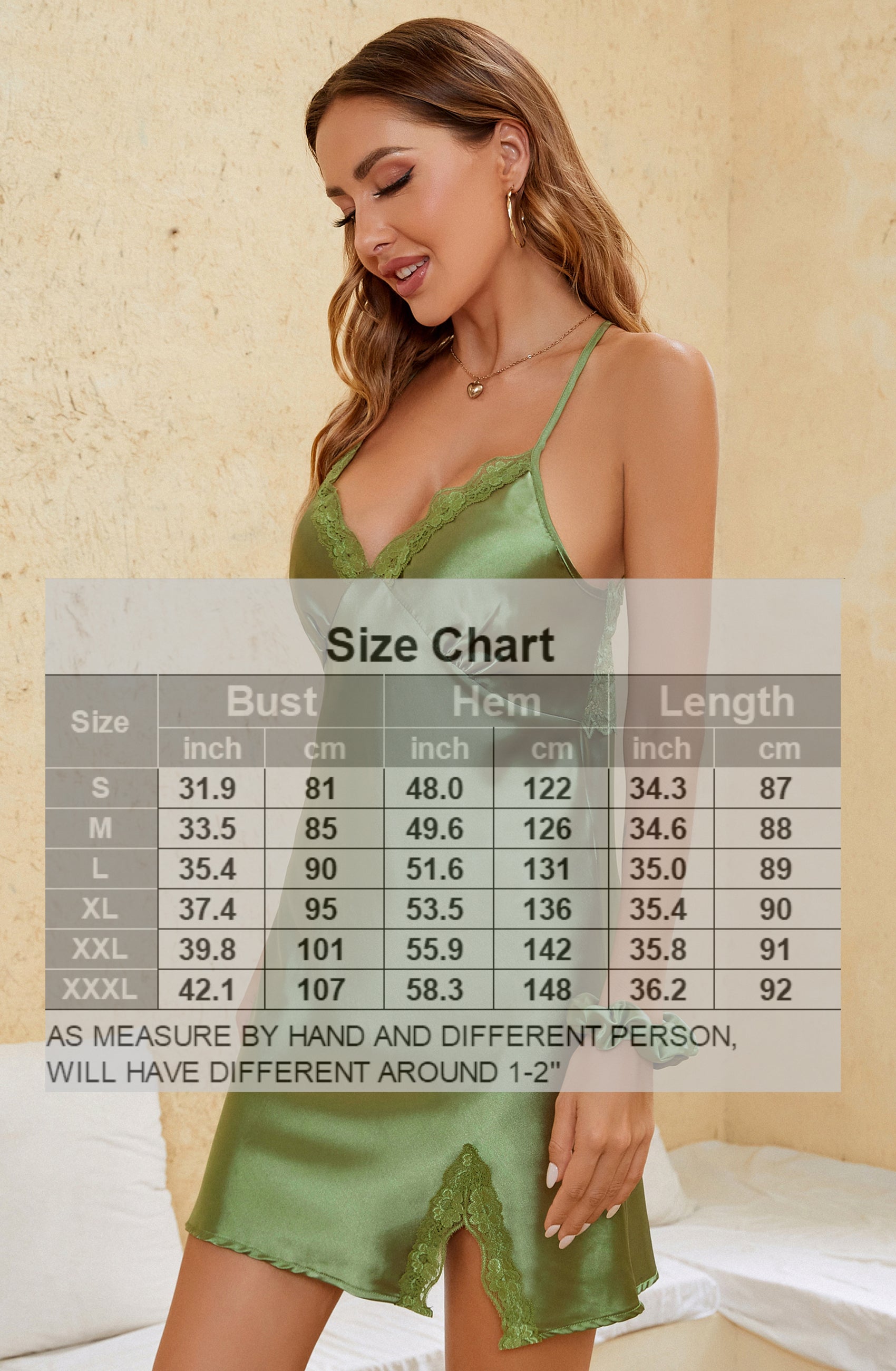 Sexy Lace Silky Short Slip Satin Nightgown V-neck Lingerie Chemise Sleepwear Fatigue