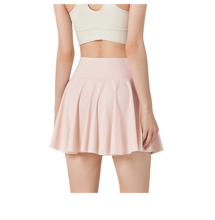 Mist Azur Tennis Skirts Golf Skirts for Women with Pockets Flowy Athletic Pleated High Waisted Skirt with Shorts Underneath